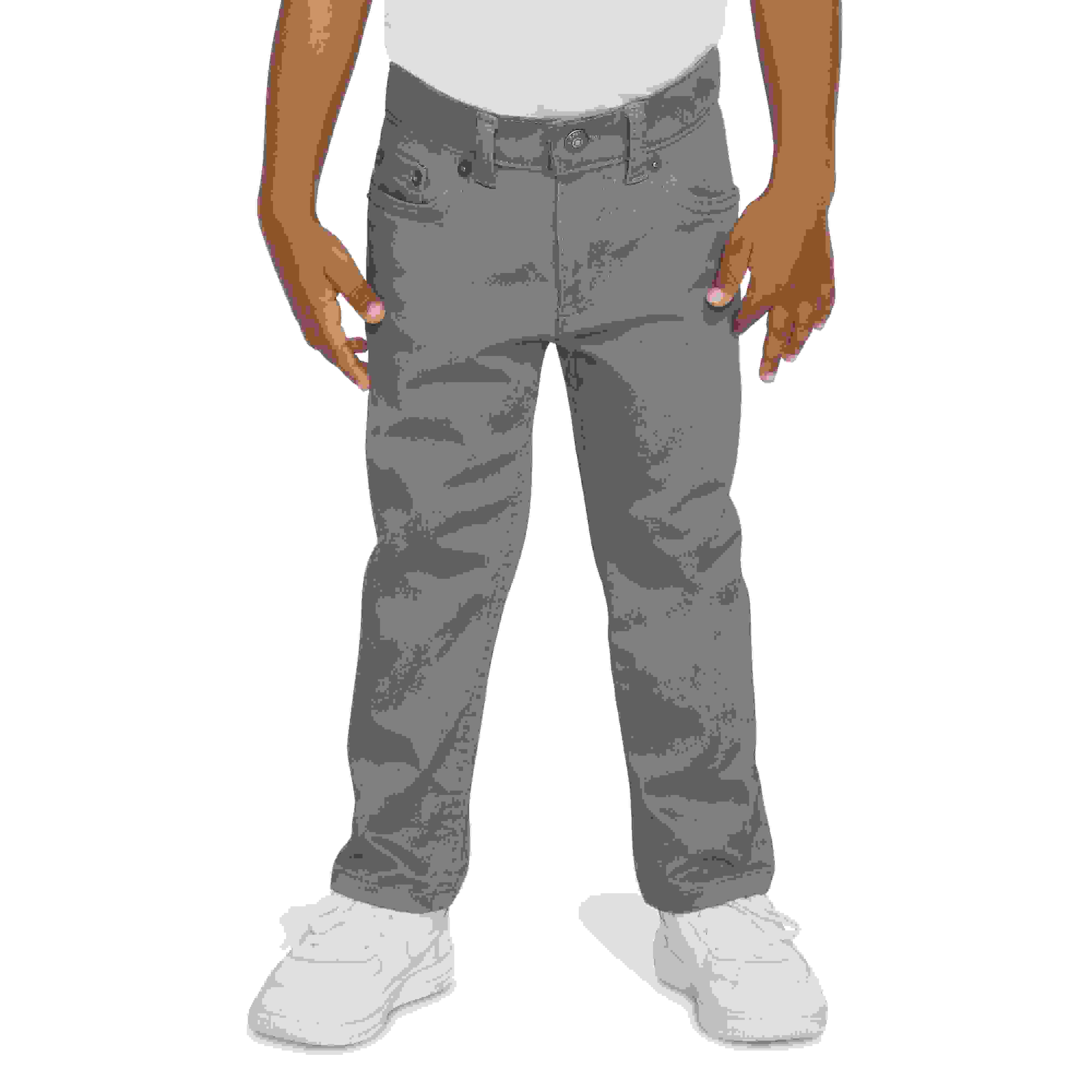Levi's 511 Slim Fit Soft Brushed Toddler Boys' Grey Sueded Pants